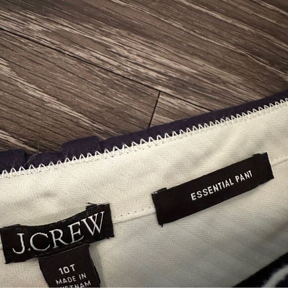 J. Crew Essential Pant Navy Blue Tall Inseam - Picture 4 of 6